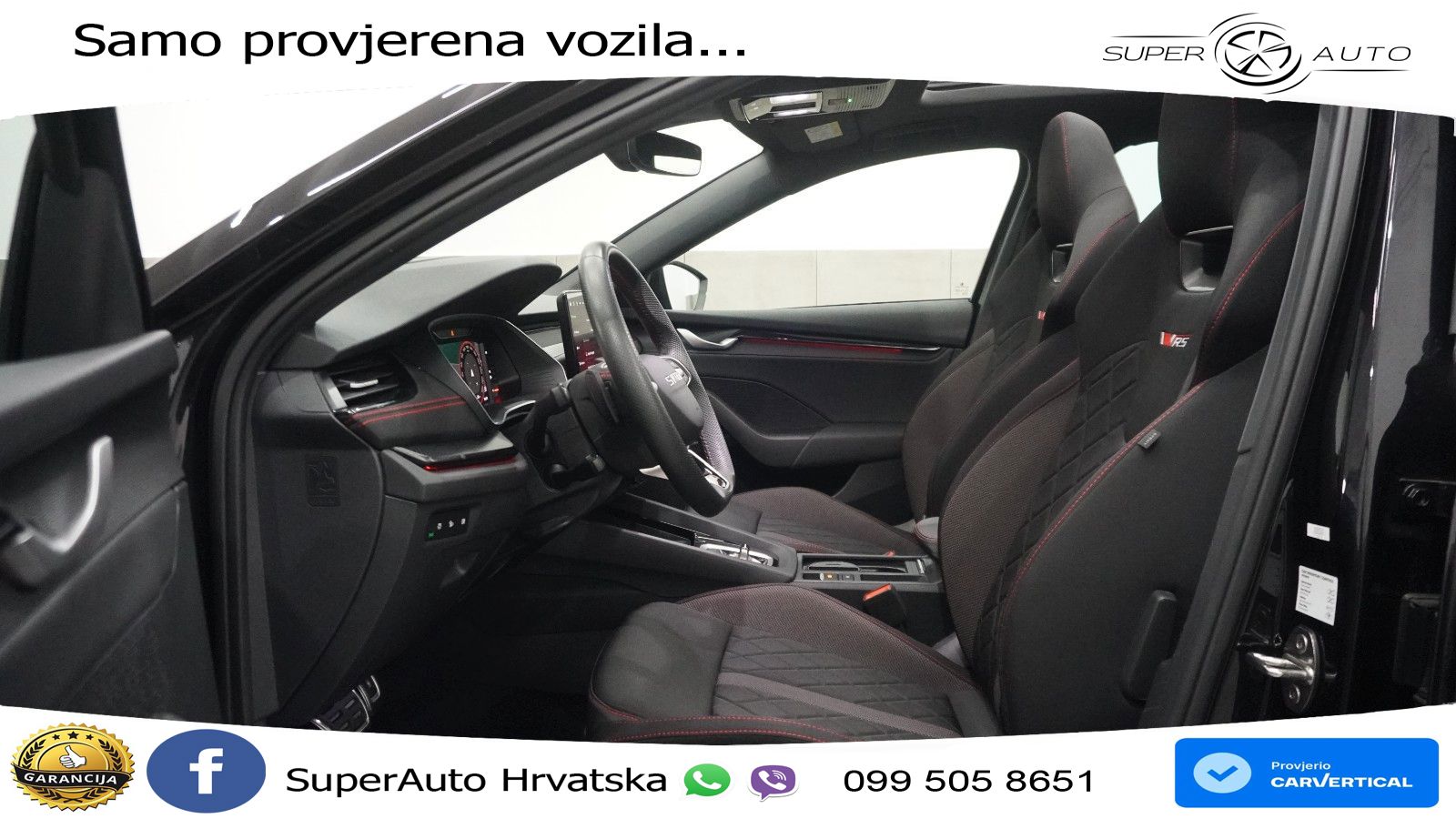 Škoda Octavia Combi RS 2.0 TSI (265 KS) DSG LED+GR SJED+ACC