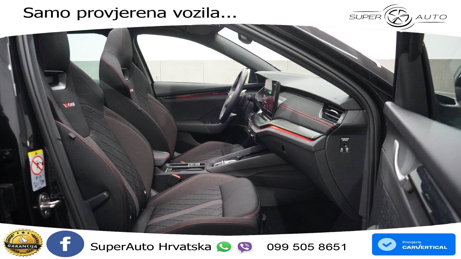 Škoda Octavia Combi RS 2.0 TSI (265 KS) DSG LED+GR SJED+ACC