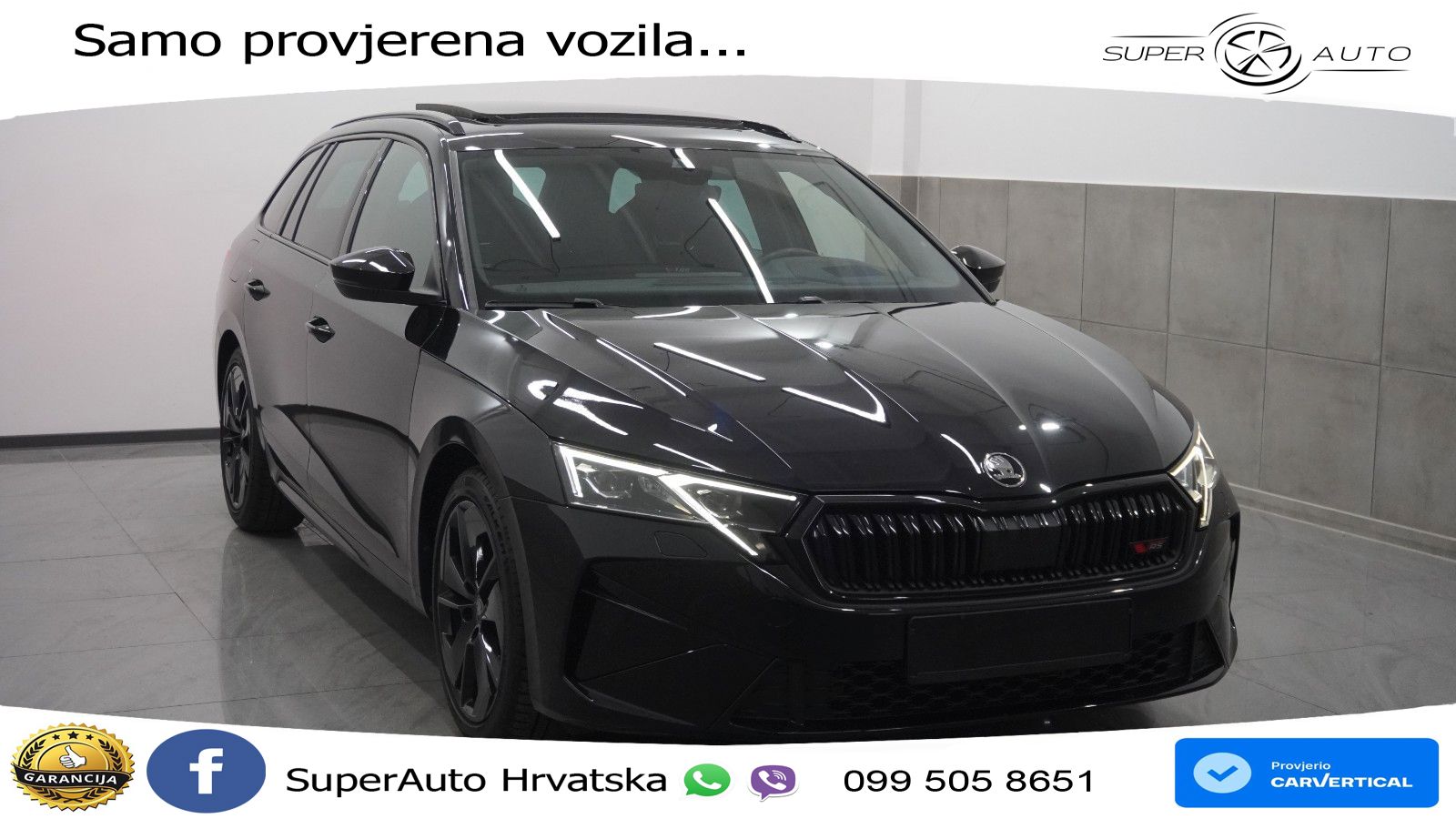 Škoda Octavia Combi RS 2.0 TSI (265 KS) DSG LED+GR SJED+ACC