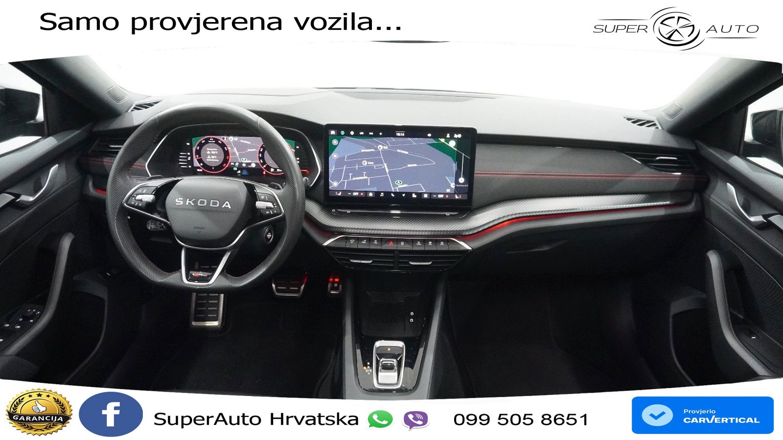 Škoda Octavia Combi RS 2.0 TSI (265 KS) DSG LED+GR SJED+ACC