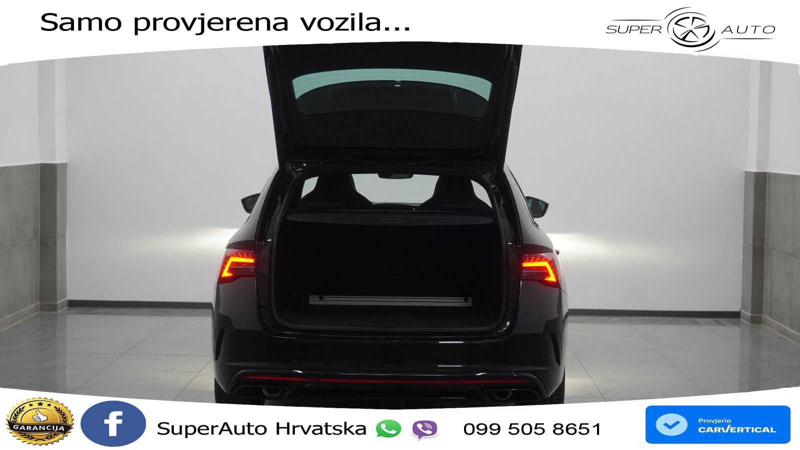 Škoda Octavia Combi RS 2.0 TSI (265 KS) DSG LED+GR SJED+ACC