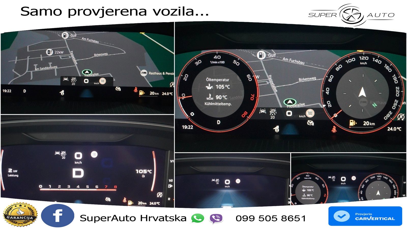 Škoda Octavia Combi RS 2.0 TSI (265 KS) DSG LED+GR SJED+ACC