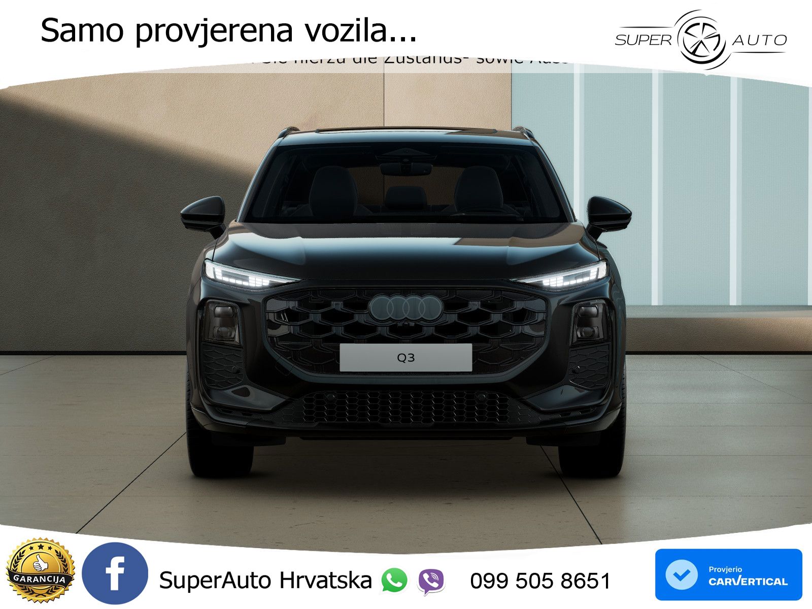 Audi Q3 2.0 TFSI (265 KS) quattro S tronic S line MATRIX+GR SJED+KAM