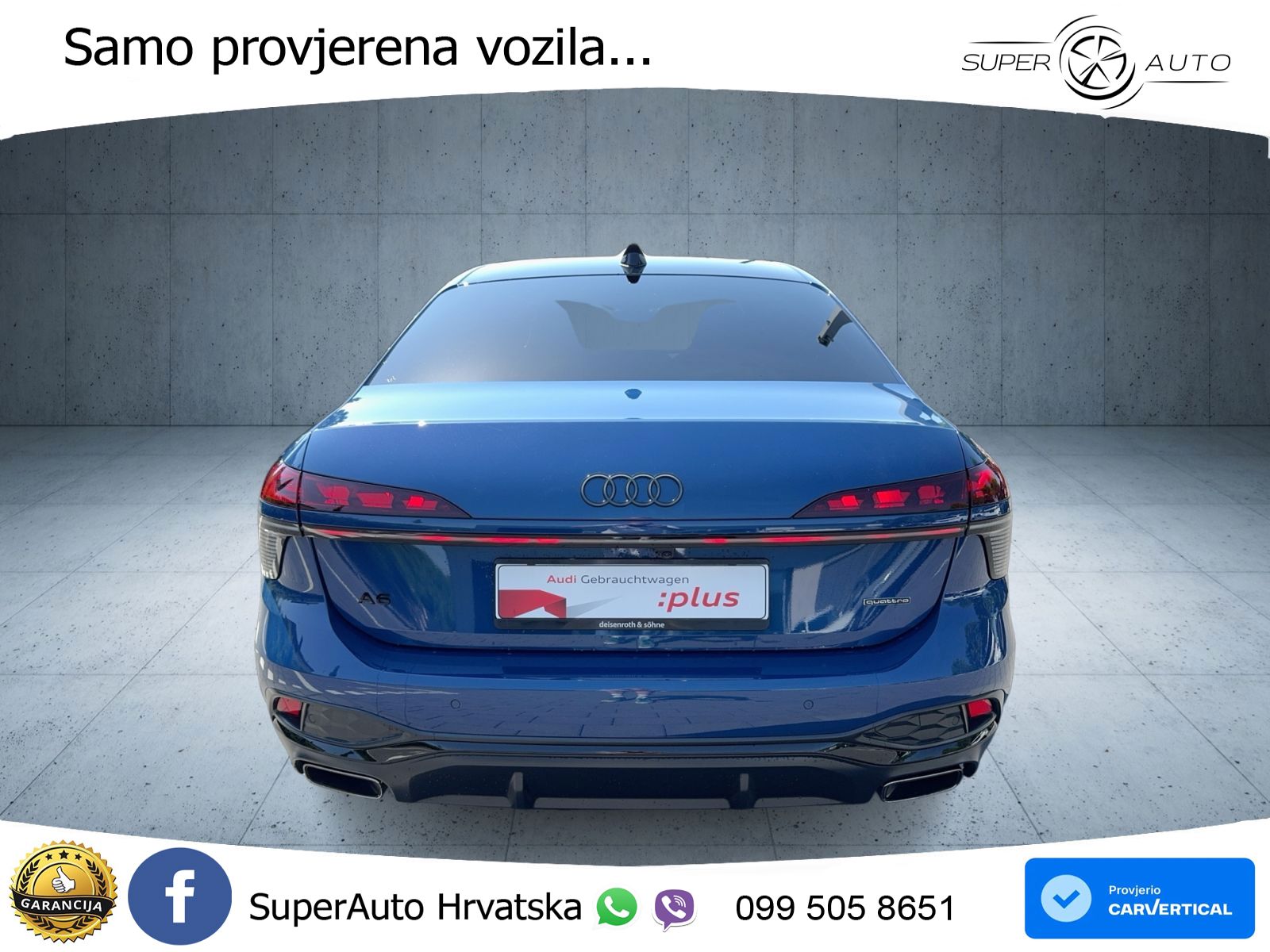 Audi A6 3.0 TFSI V6 (367 KS) quattro S tronic S line LED+GR SJED+ACC