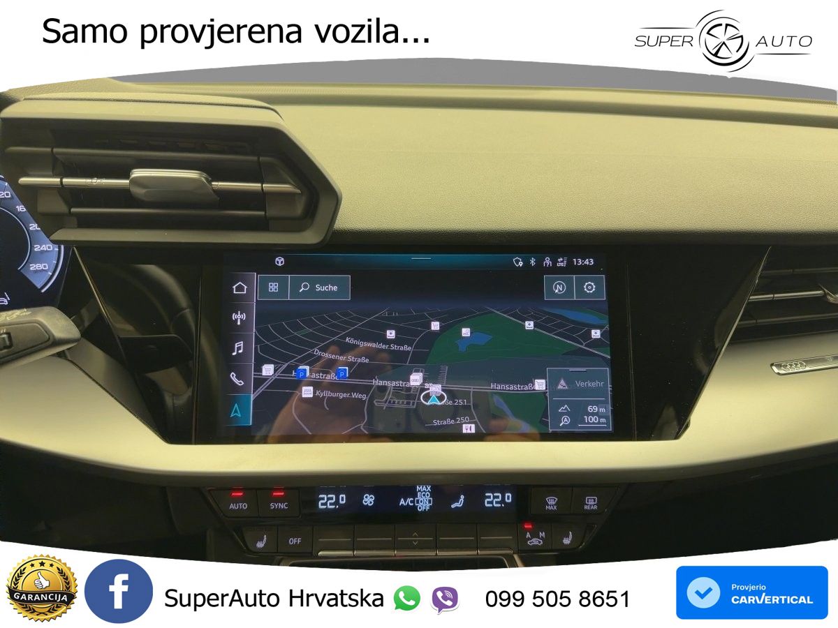 Audi A3 35 TFSI (150 KS) S tronic LED+GR SJED+ACC