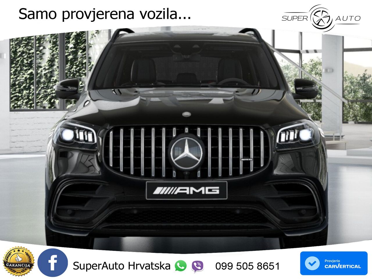 Mercedes-Benz GLS AMG GLS 63 V8 EQ Boost 4MATIC+ AMG SPEEDSHIFT TCT 9G ACC+HEAD+4xGR SJED+360+PANO
