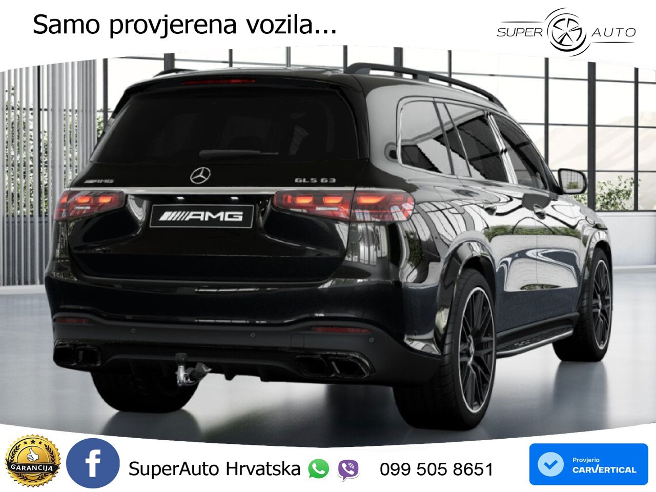 Mercedes-Benz GLS AMG GLS 63 V8 EQ Boost 4MATIC+ AMG SPEEDSHIFT TCT 9G ACC+HEAD+4xGR SJED+360+PANO