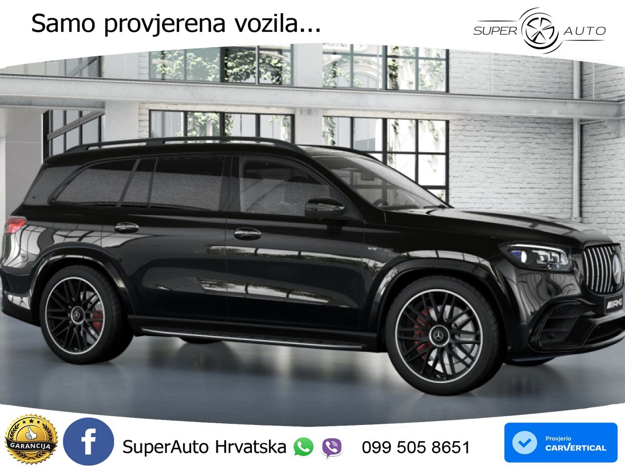 Mercedes-Benz GLS AMG GLS 63 V8 EQ Boost 4MATIC+ AMG SPEEDSHIFT TCT 9G ACC+HEAD+4xGR SJED+360+PANO