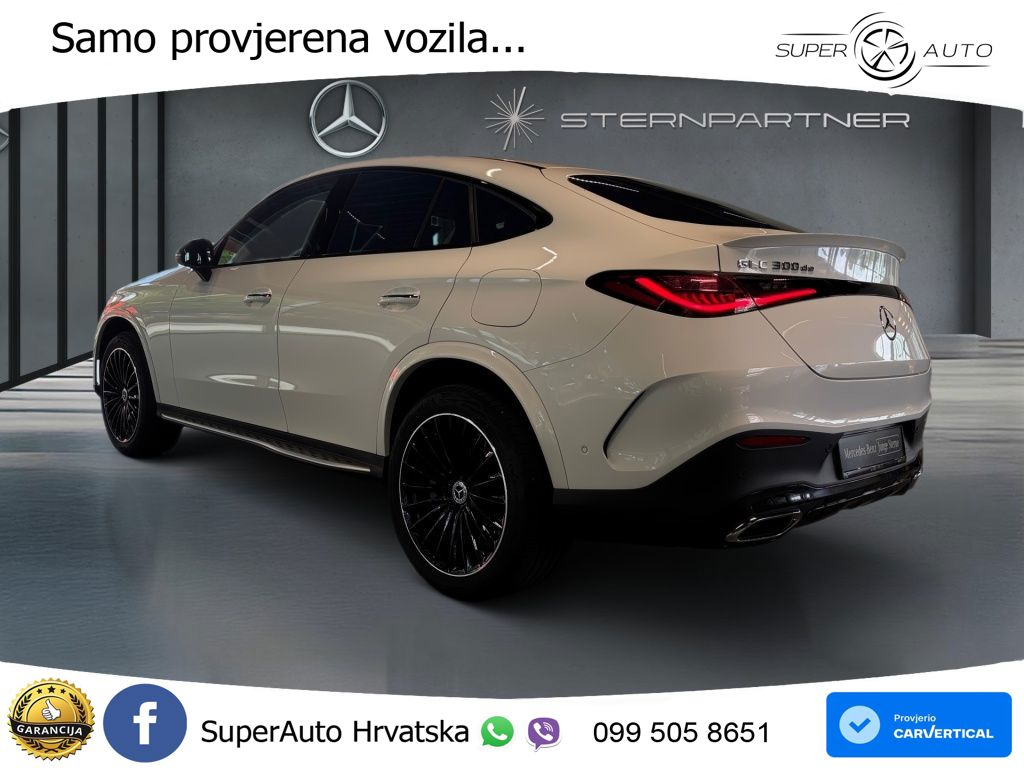 Mercedes GLC Coupe 300de (333 KS) 4MATIC 9G-TRONIC AMG ACC+HEAD+4xGR SJED+360+PANO