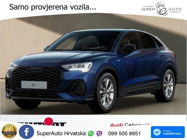 Audi Q3 II Sportback 35 TFSI (150 KS) S tronic S line LED+GR SJED+ACC