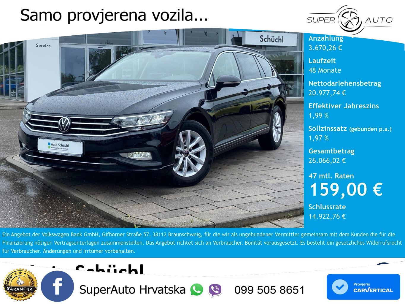 Volkswagen Passat Variant 1.5 TSI (150 KS) DSG ACT Business LED+GR SJED+ACC