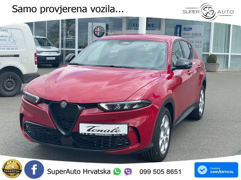 Alfa Romeo Tonale 1.5 Turbo (130 KS) 48V-Hybrid TCT LED+GR SJED+ACC