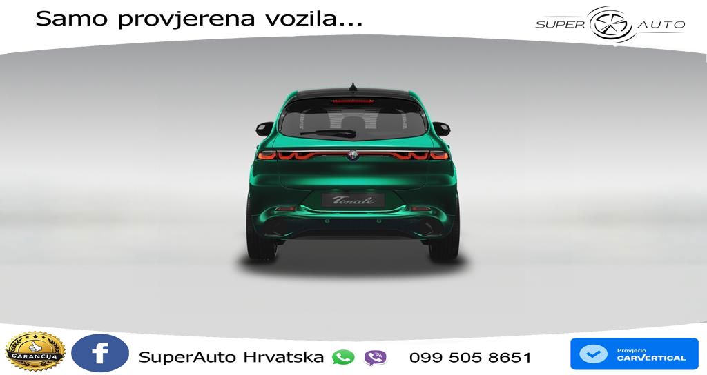 Alfa Romeo Tonale 1.5 VGT (160 KS) 48V-Hybrid TCT LED+GR SJED+ACC