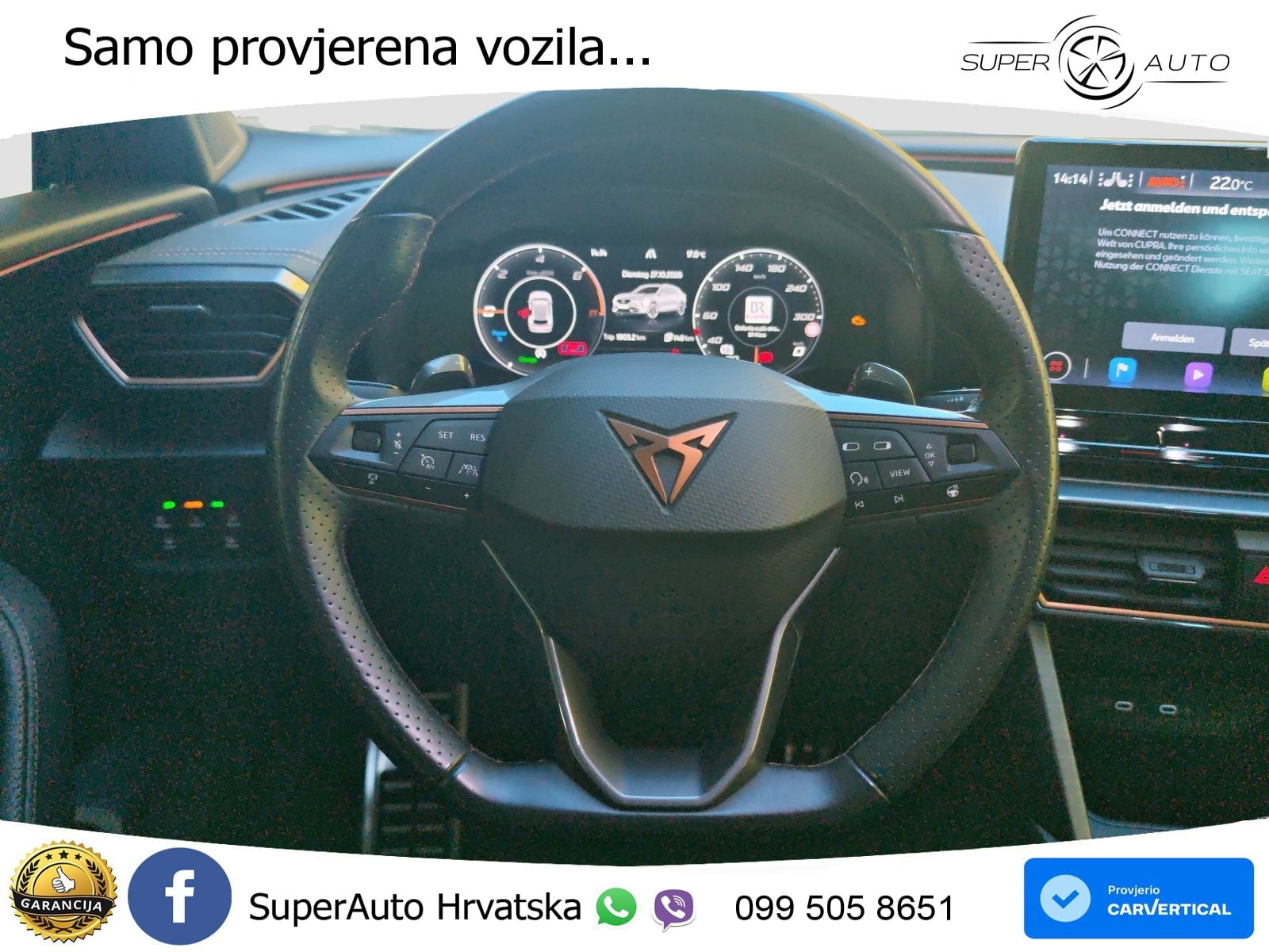 Cupra Formentor 1.4 TSI (245 KS) e-Hybrid DSG VZ LED+GR SJED+ACC