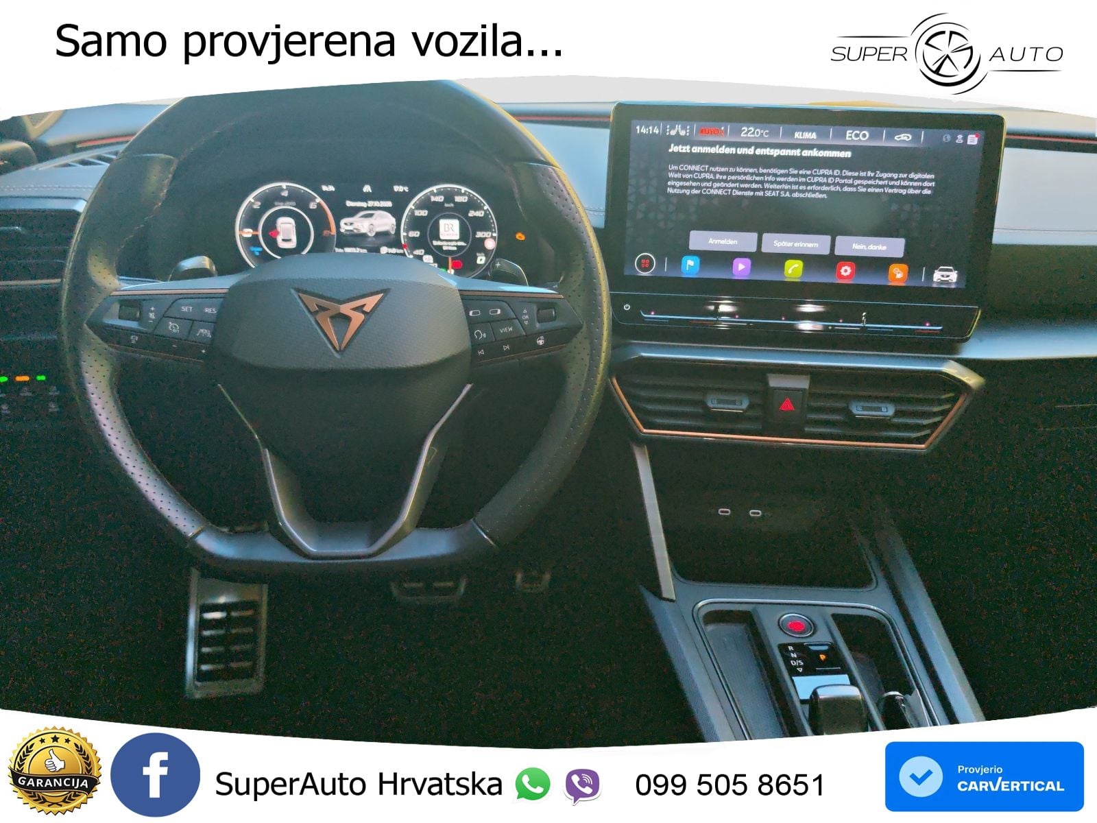 Cupra Formentor 1.4 TSI (245 KS) e-Hybrid DSG VZ LED+GR SJED+ACC