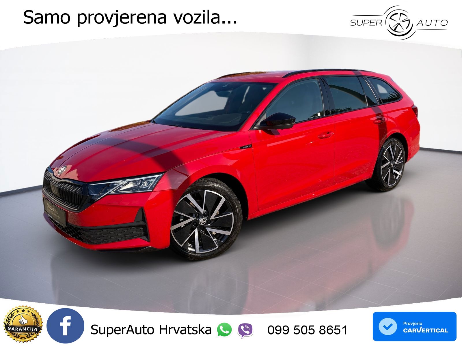 Škoda Octavia Combi 2.0 TDI (150 KS) DSG SportLine LED+GR SJED+ACC