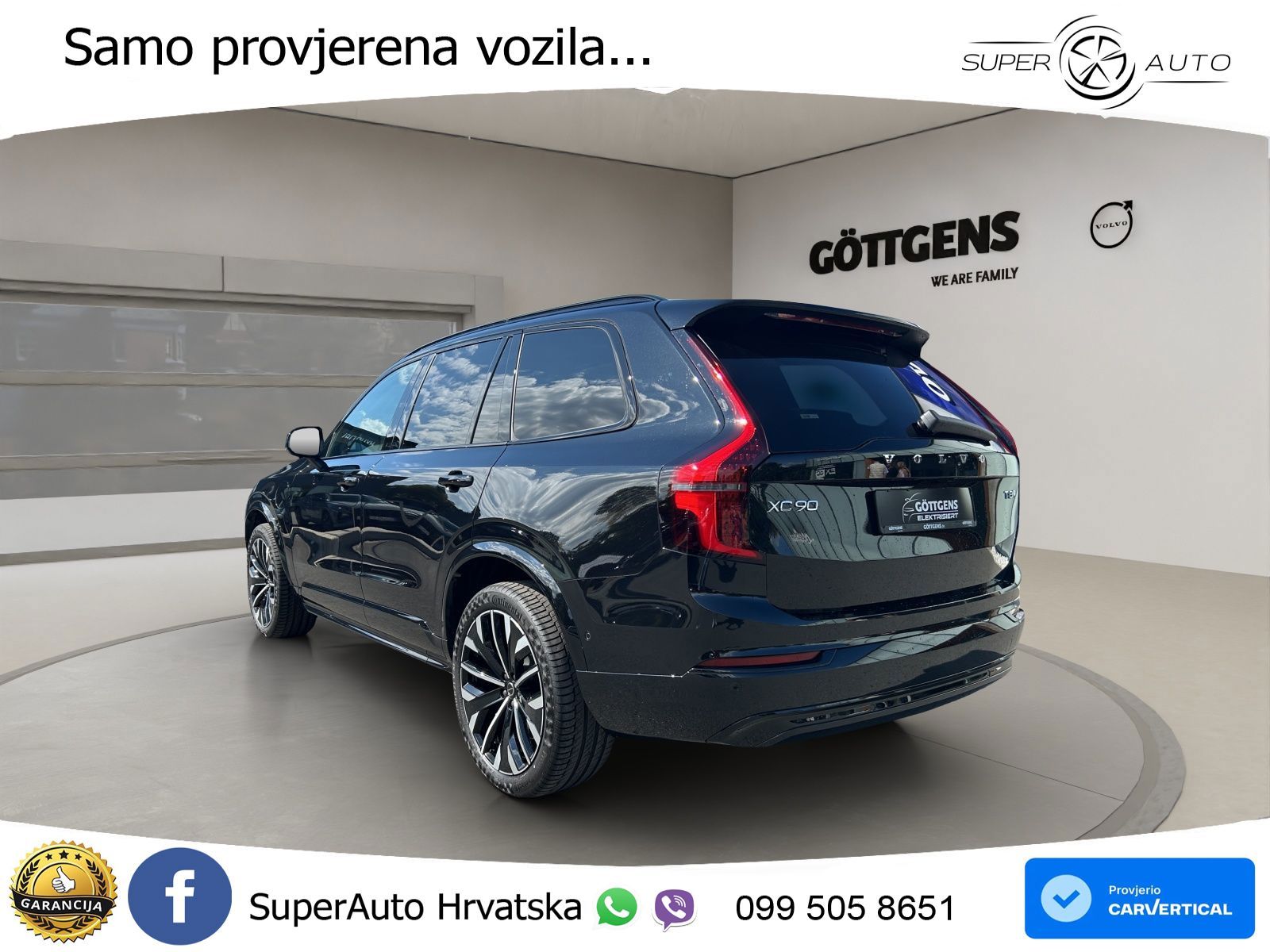 Volvo XC90 2.0 T8 AWD Automatic ACC+HEAD+4xGR SJED+360+PANO