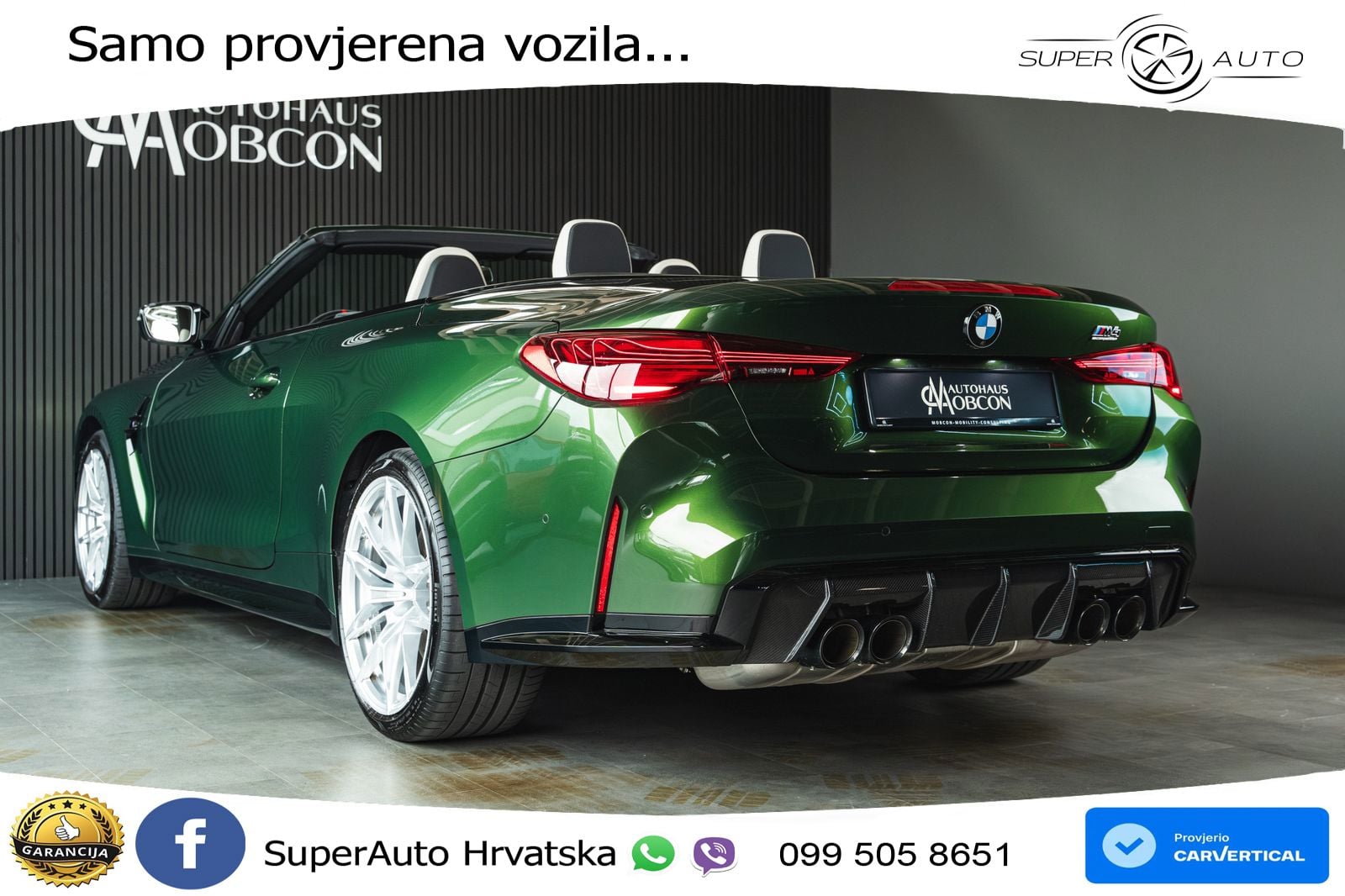 BMW M4 Convertible Competition 3.0 (530 KS) xDrive Steptronic