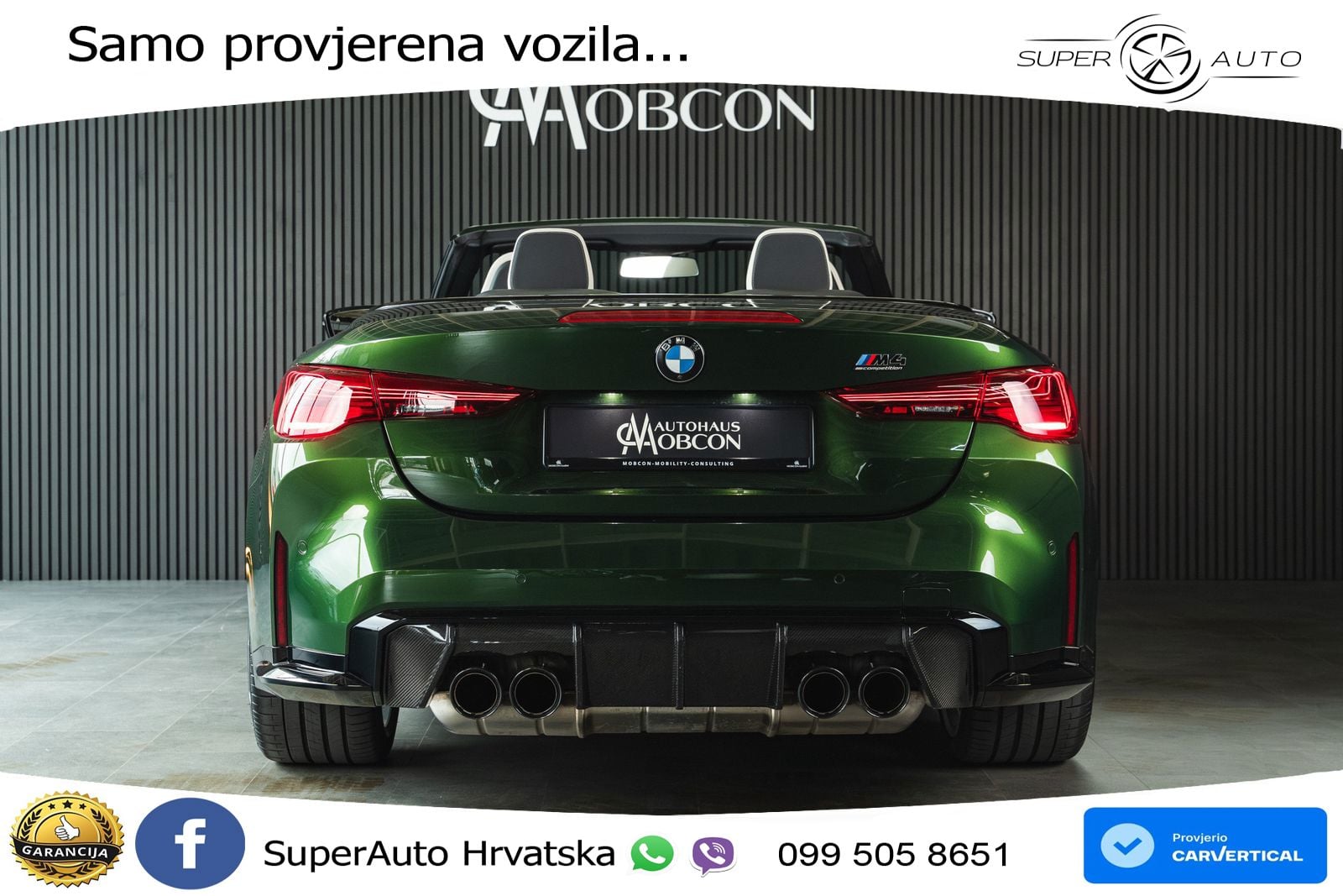 BMW M4 Convertible Competition 3.0 (530 KS) xDrive Steptronic