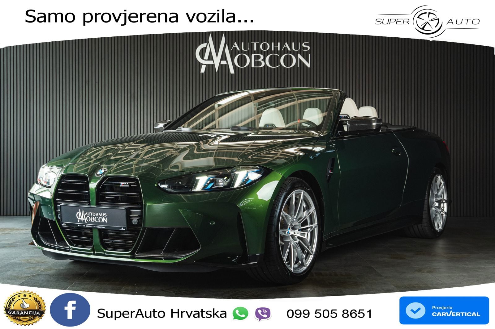 BMW M4 Convertible Competition 3.0 (530 KS) xDrive Steptronic