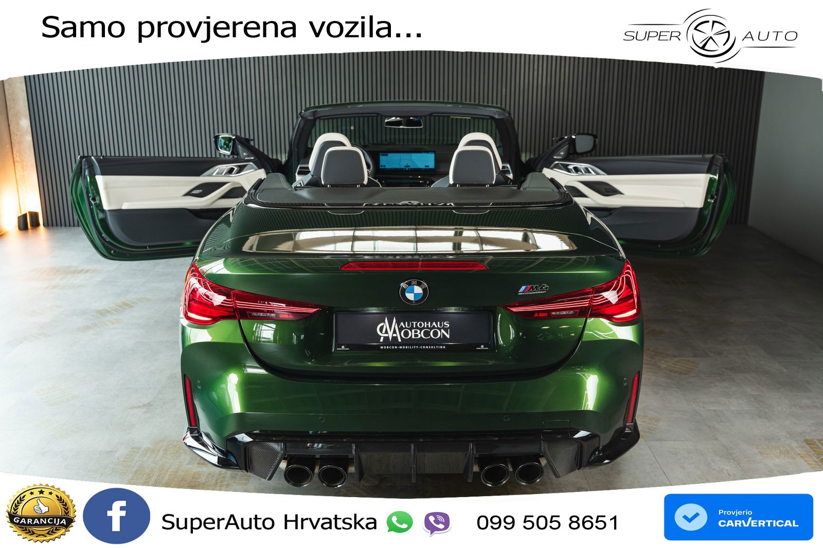 BMW M4 Convertible Competition 3.0 (530 KS) xDrive Steptronic