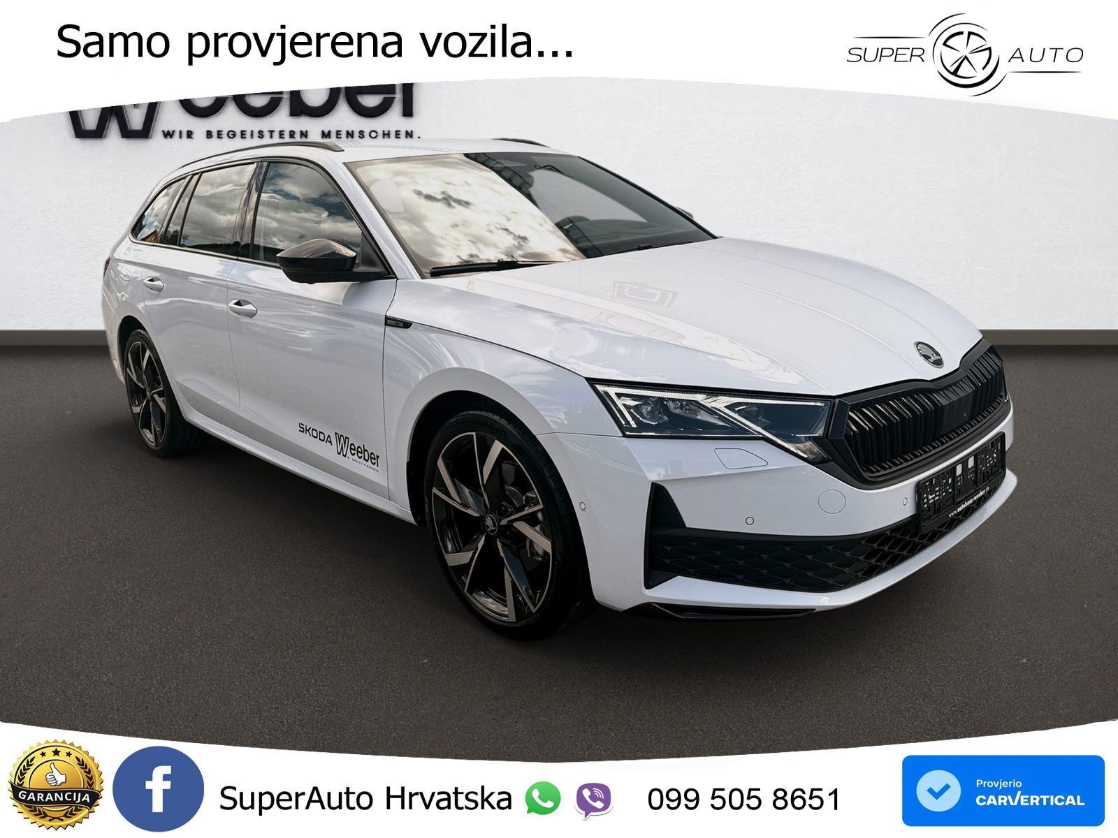 Škoda Octavia Combi 2.0 TSI (204 KS) 4x4 DSG SportLine LED+GR SJED+ACC