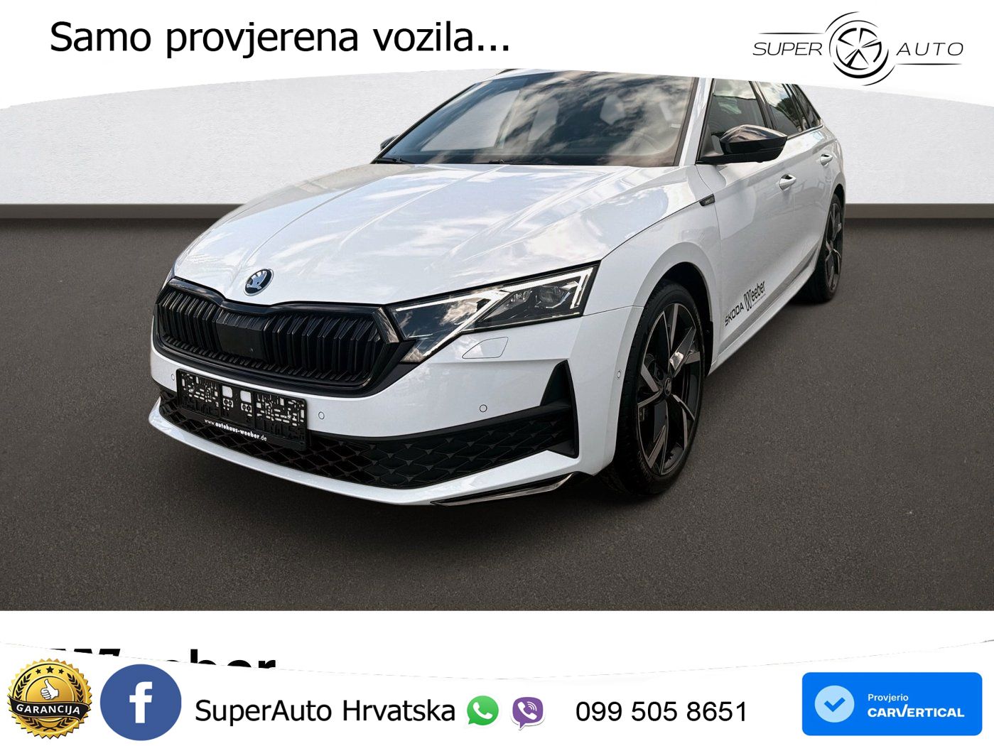 Škoda Octavia Combi 2.0 TSI (204 KS) 4x4 DSG SportLine LED+GR SJED+ACC