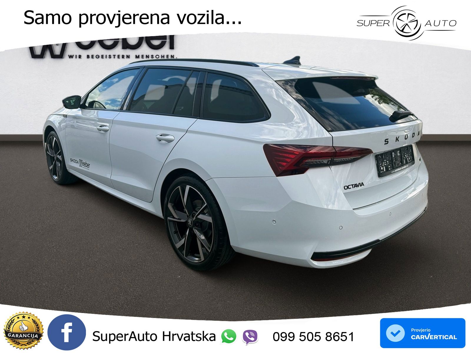 Škoda Octavia Combi 2.0 TSI (204 KS) 4x4 DSG SportLine LED+GR SJED+ACC