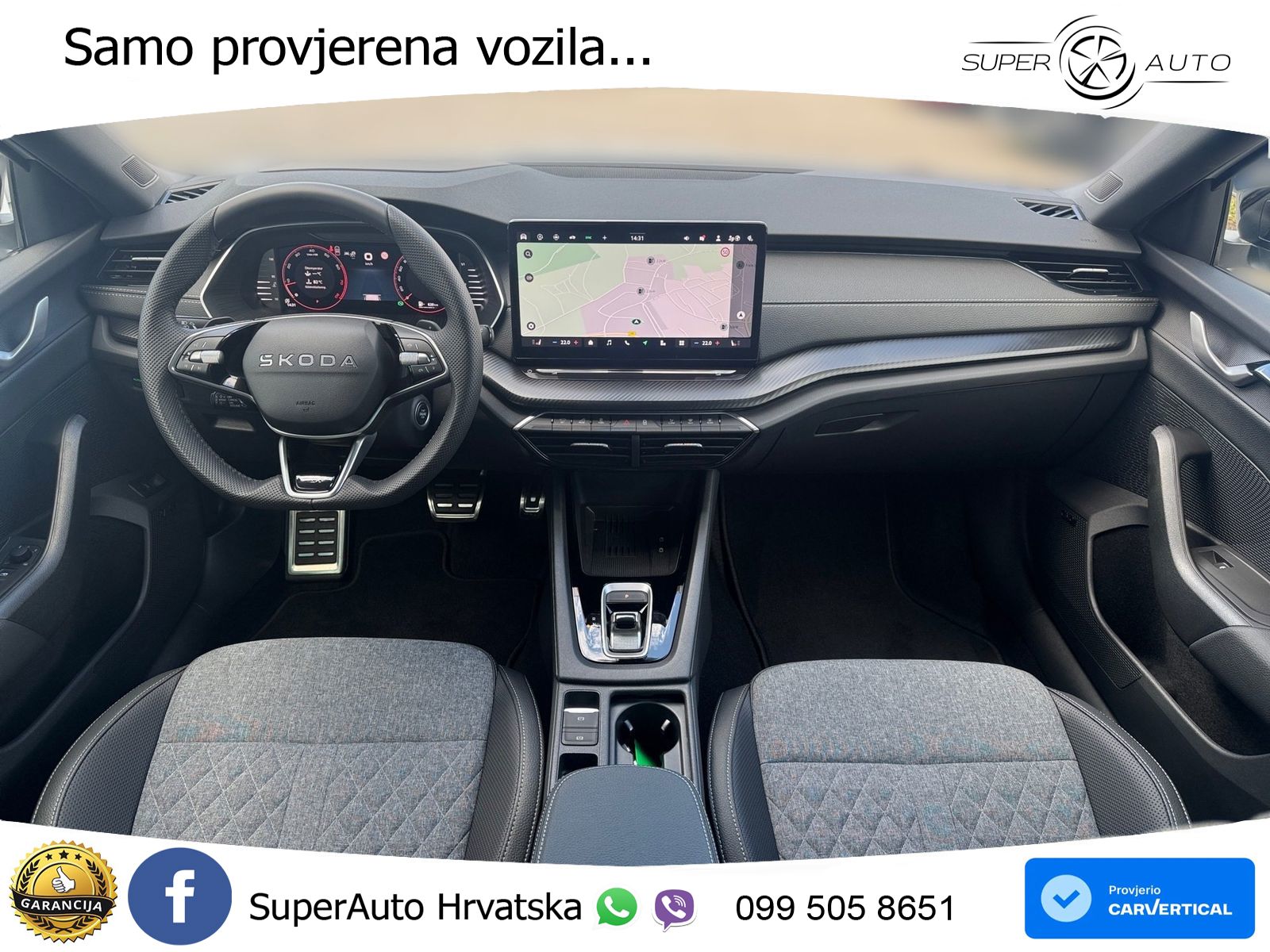 Škoda Octavia Combi 2.0 TSI (204 KS) 4x4 DSG SportLine LED+GR SJED+ACC