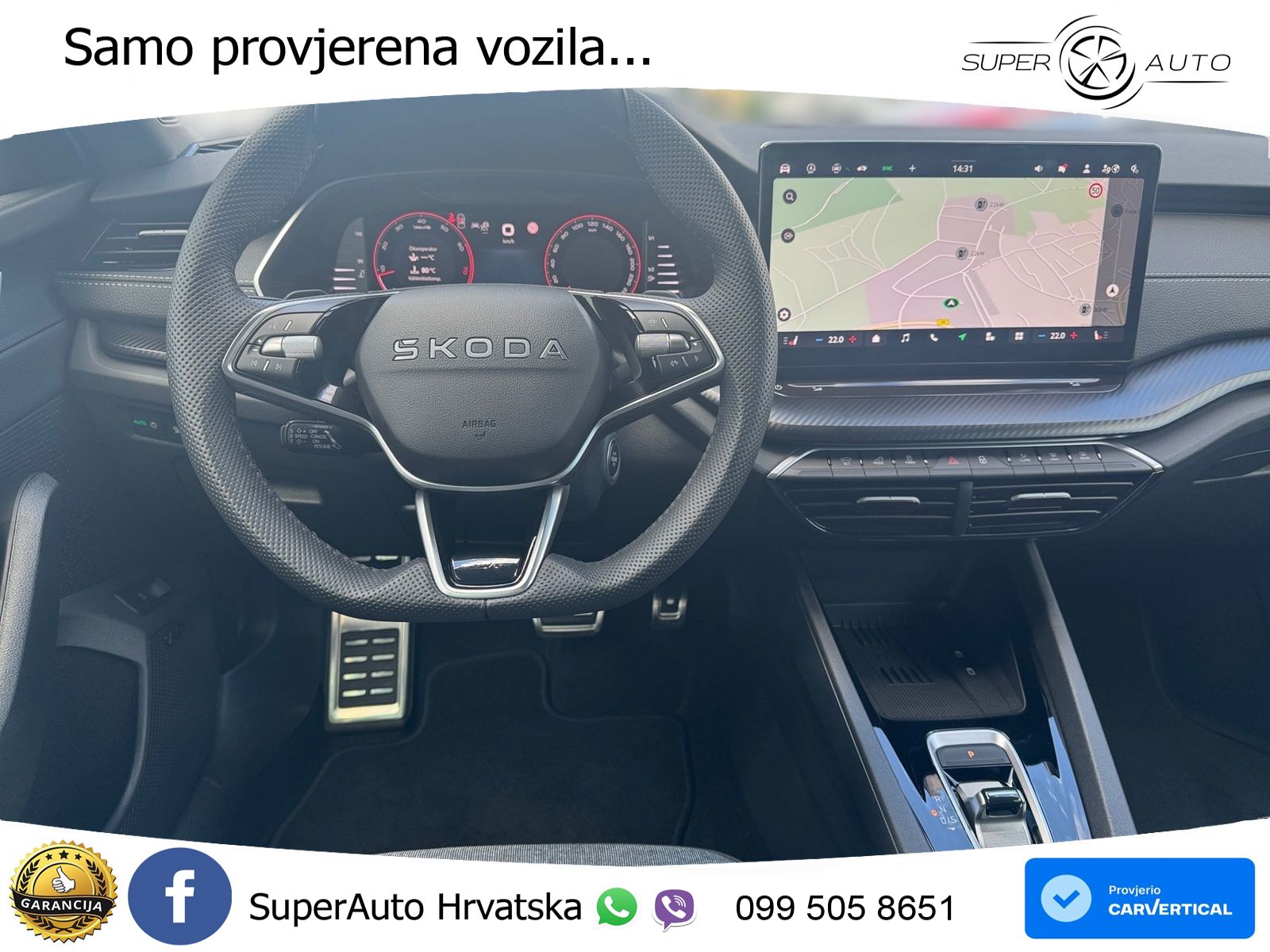 Škoda Octavia Combi 2.0 TSI (204 KS) 4x4 DSG SportLine LED+GR SJED+ACC