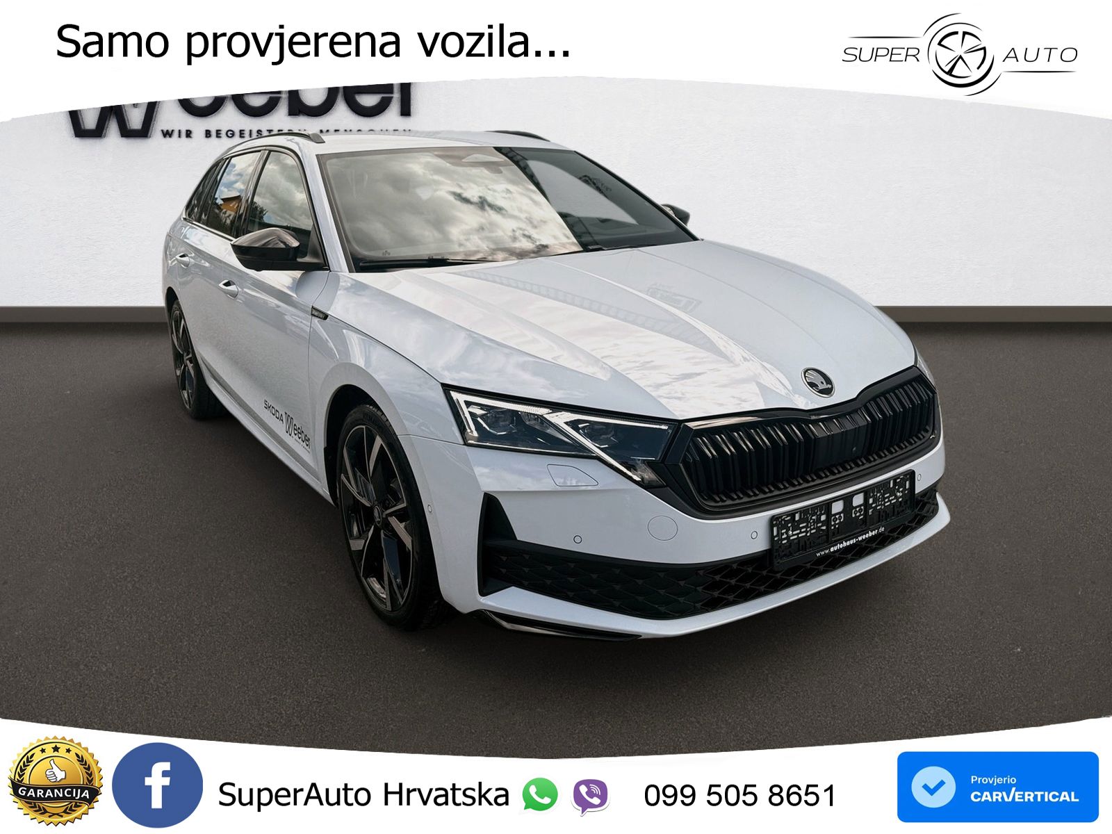 Škoda Octavia Combi 2.0 TSI (204 KS) 4x4 DSG SportLine LED+GR SJED+ACC