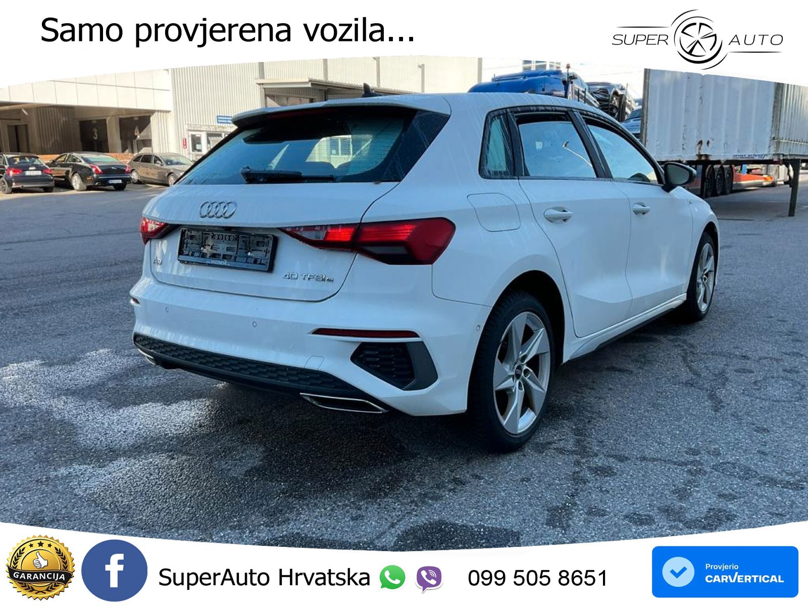 Audi A3 40 TFSIe (204 KS) S tronic S line LED+GR SJED+ACC
