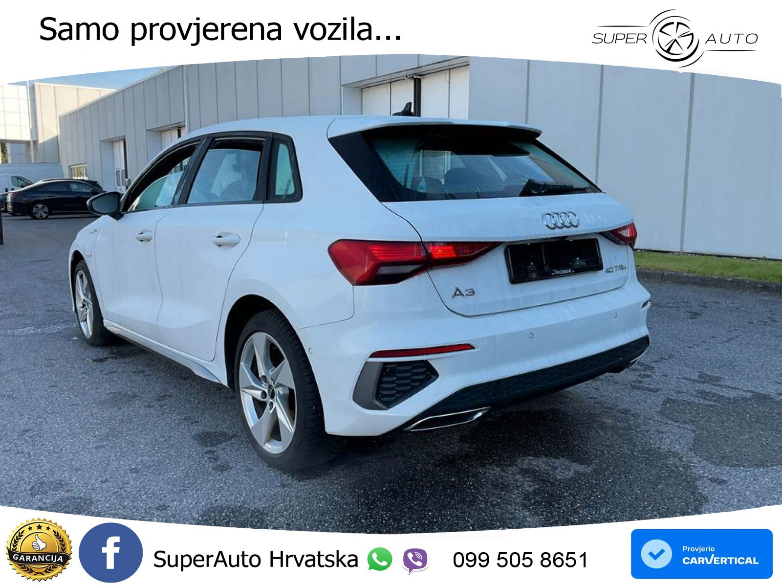Audi A3 40 TFSIe (204 KS) S tronic S line LED+GR SJED+ACC