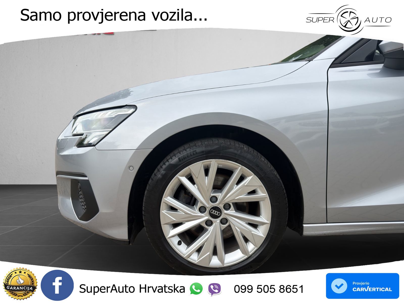 Audi A3 35 TFSI (150 KS) LED+GR SJED+ACC