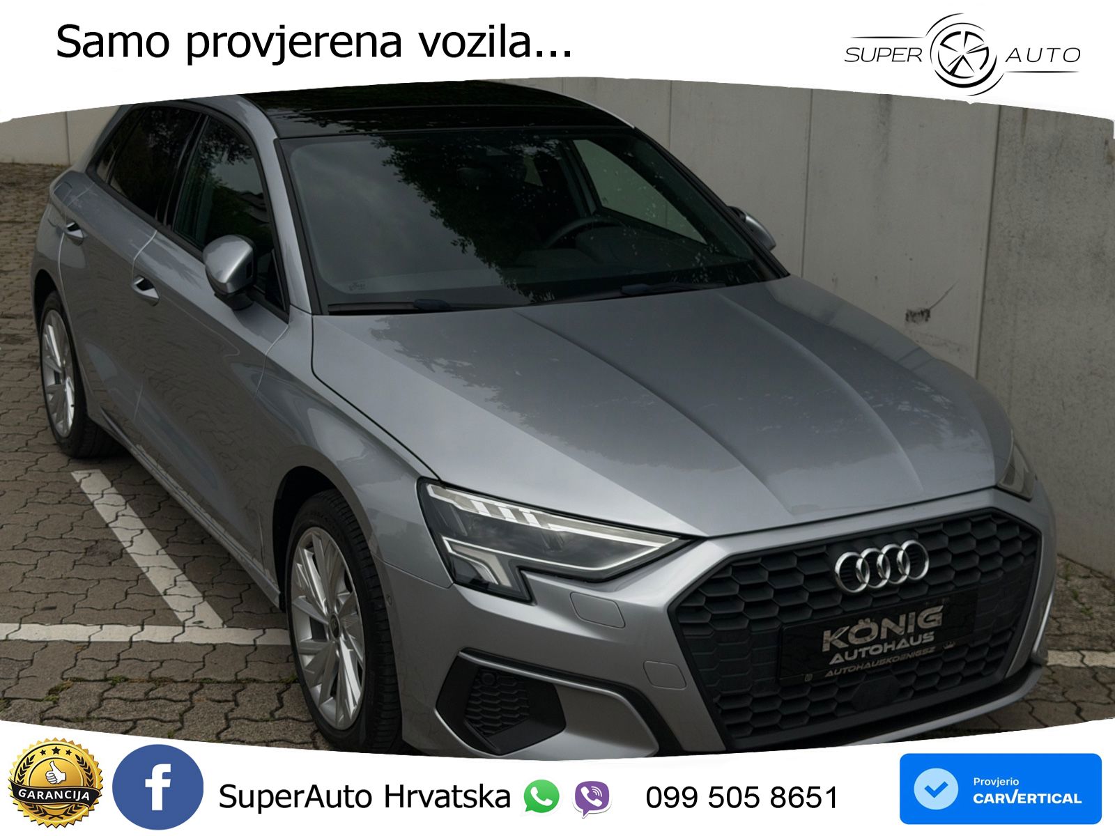 Audi A3 35 TFSI (150 KS) LED+GR SJED+ACC