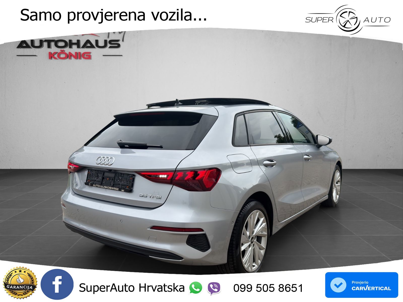 Audi A3 35 TFSI (150 KS) LED+GR SJED+ACC