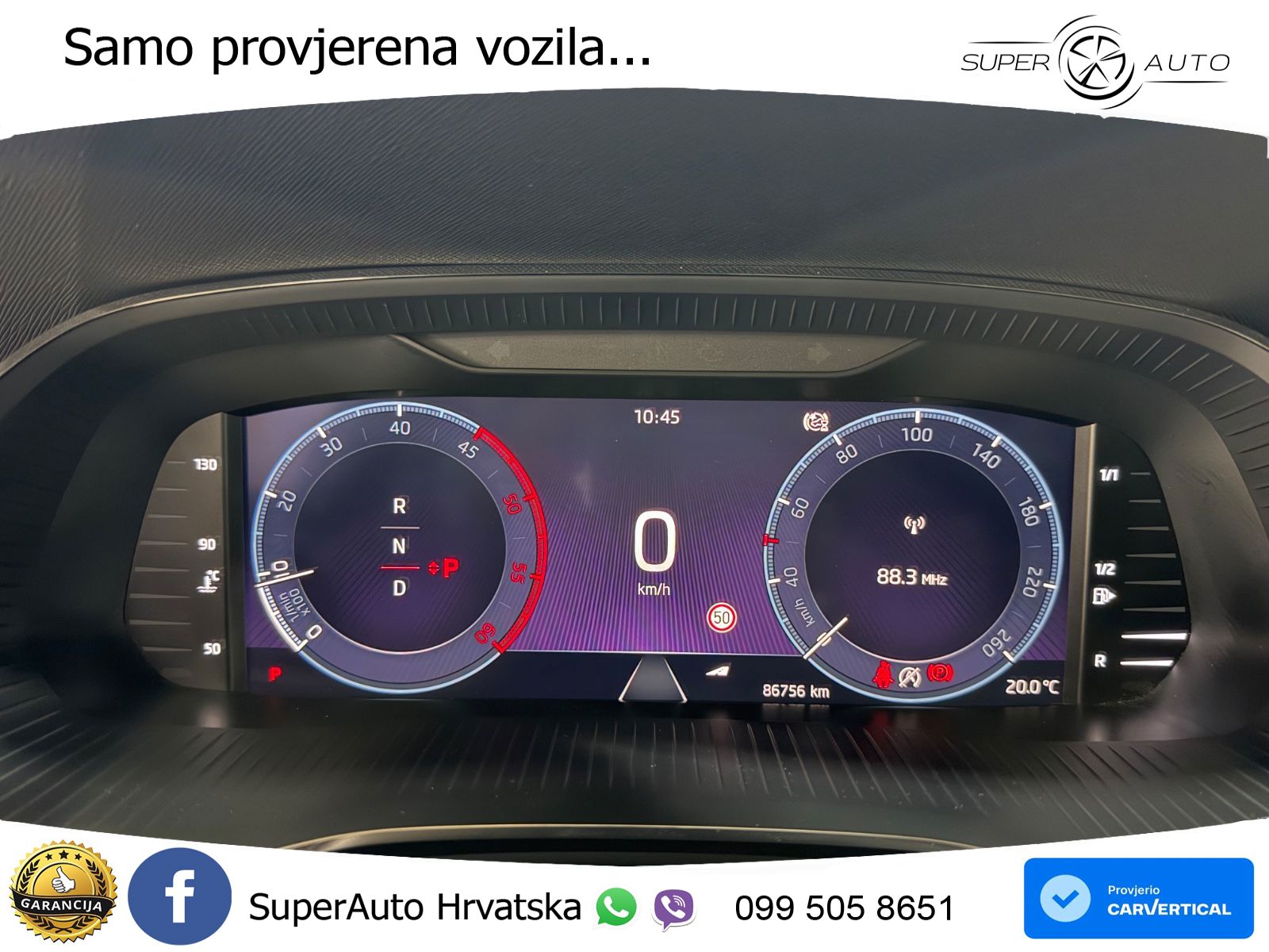 Škoda Octavia Combi 2.0 TDI (150 KS) DSG LED+GR SJED+ACC