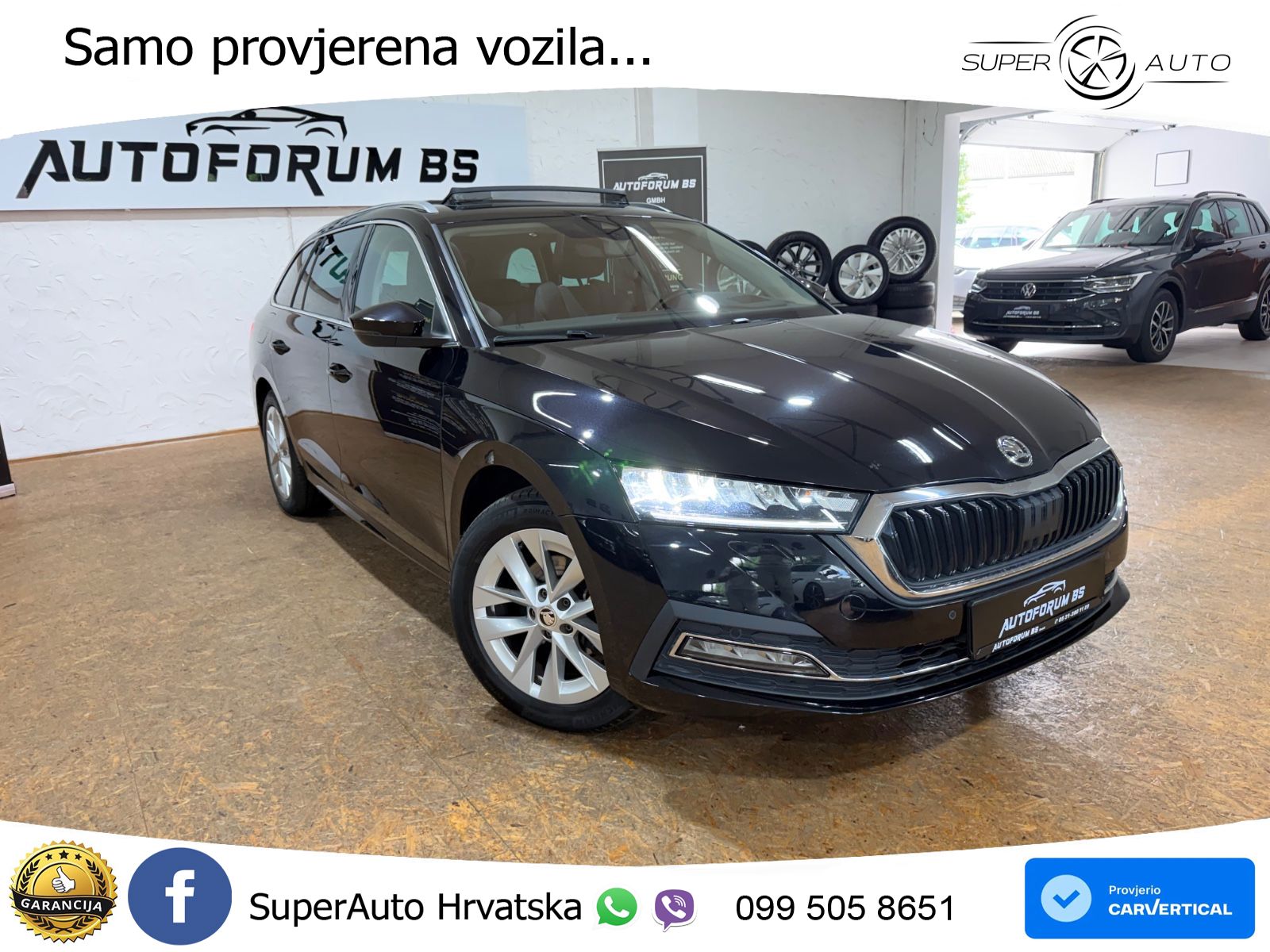 Škoda Octavia Combi 2.0 TDI (150 KS) DSG LED+GR SJED+ACC