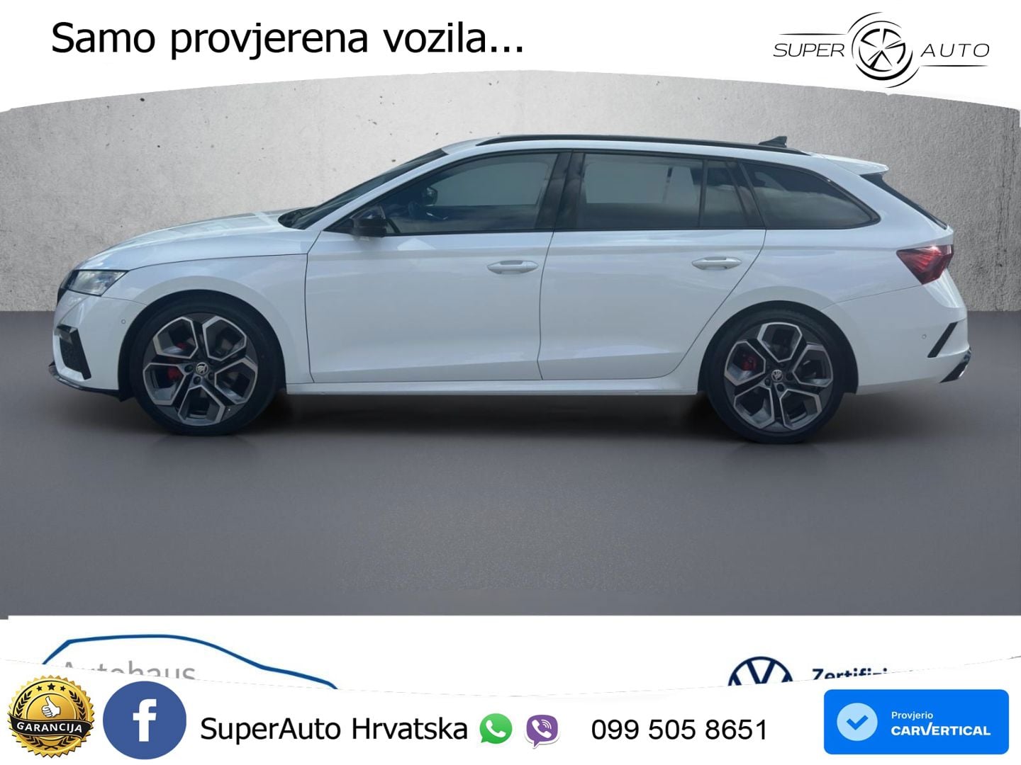 Škoda Octavia Combi RS 2.0 TDI (200 KS) 4x4 DSG LED+GR SJED+ACC