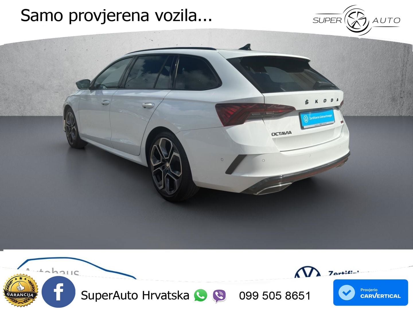 Škoda Octavia Combi RS 2.0 TDI (200 KS) 4x4 DSG LED+GR SJED+ACC