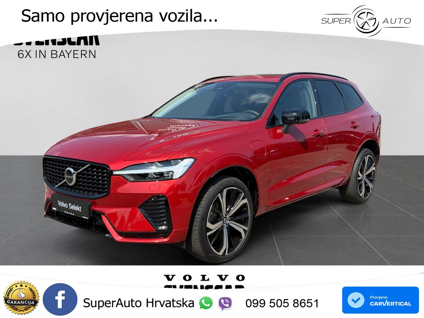 Volvo XC60 T8 AWD Geartronic ZRAČNI+ACC+GR SJED+KAM+PANO