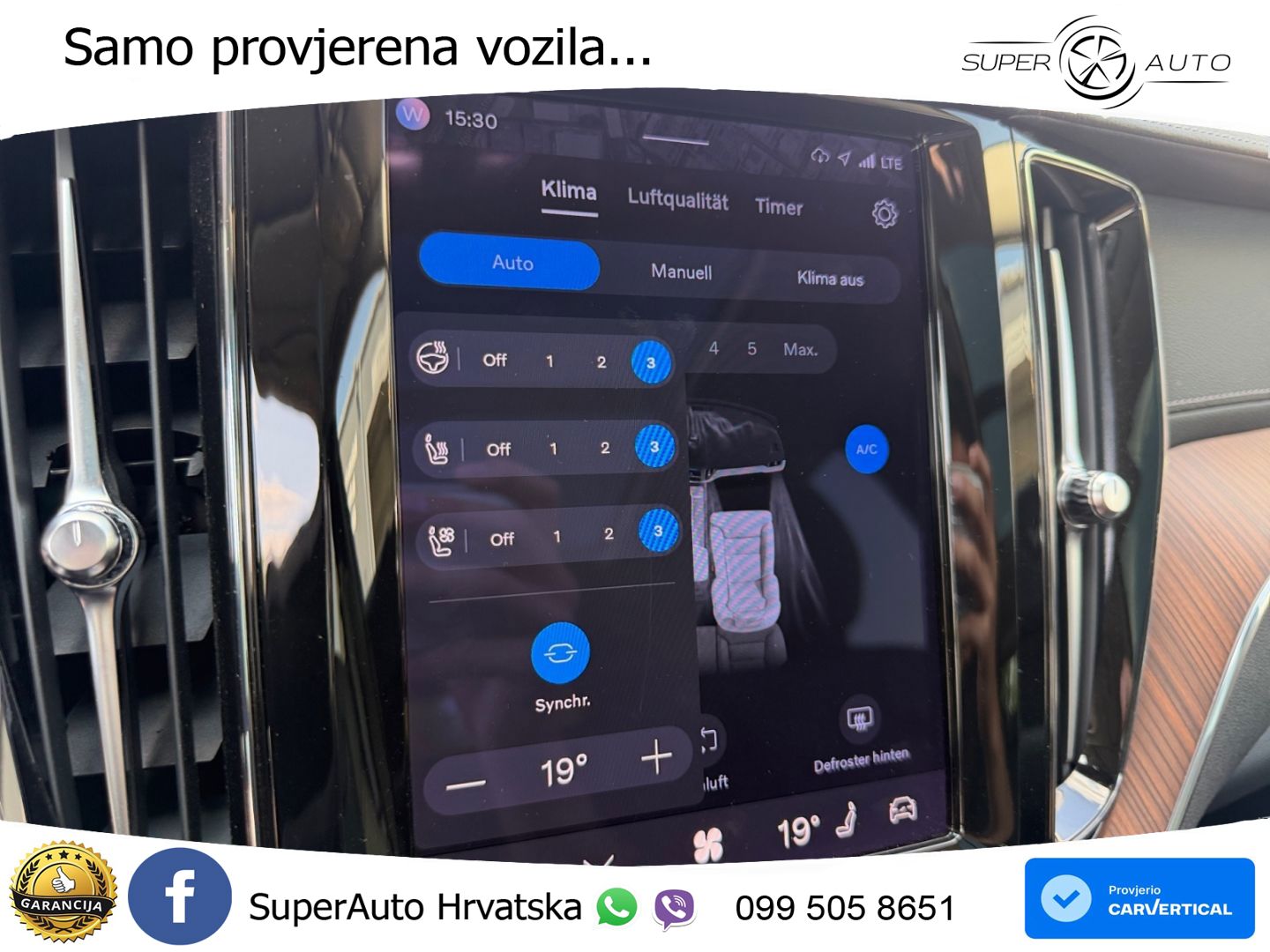 Volvo XC60 T8 AWD Geartronic ZRAČNI+ACC+GR SJED+KAM+PANO