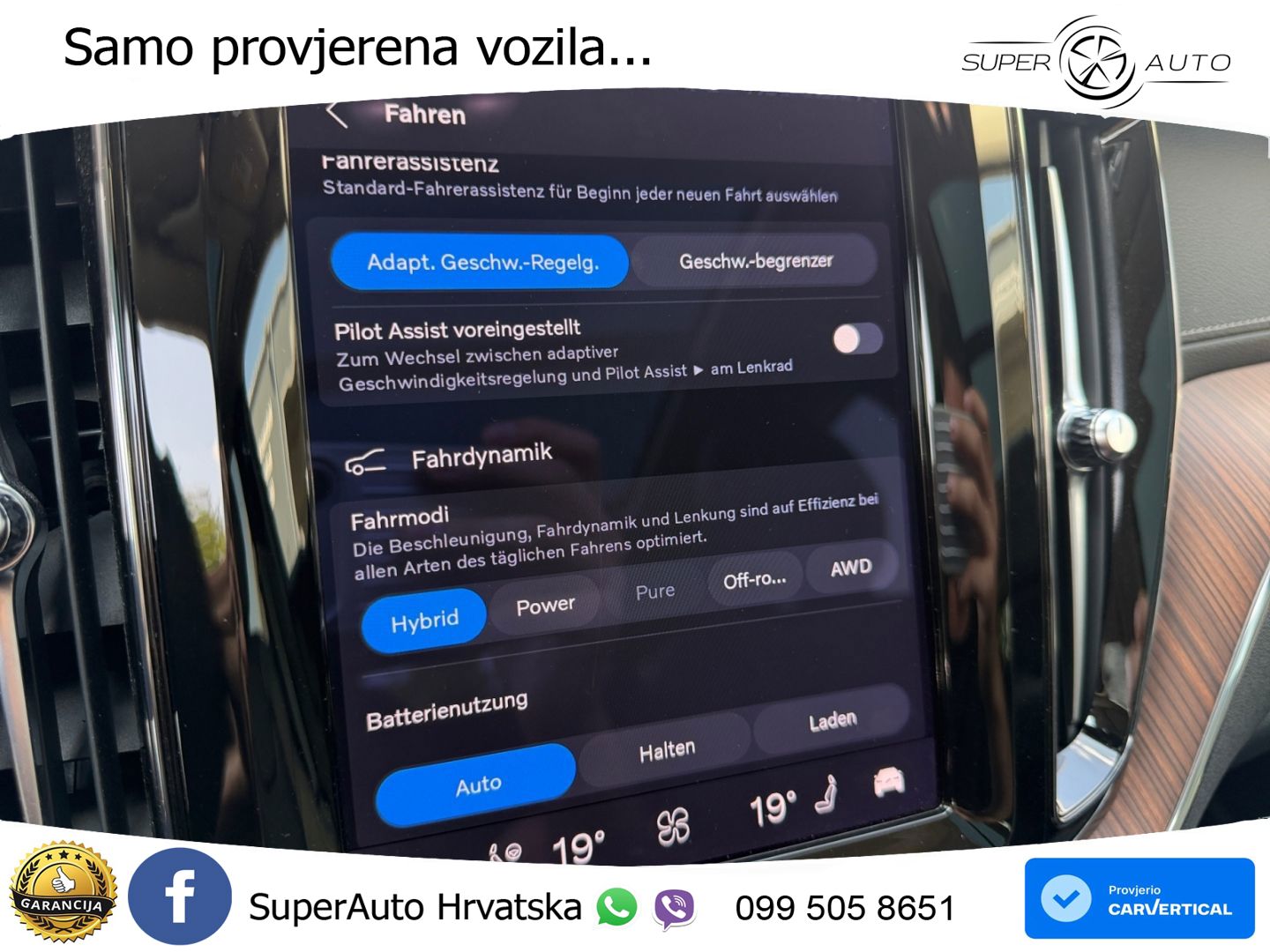 Volvo XC60 T8 AWD Geartronic ZRAČNI+ACC+GR SJED+KAM+PANO