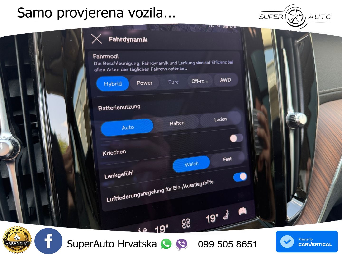 Volvo XC60 T8 AWD Geartronic ZRAČNI+ACC+GR SJED+KAM+PANO