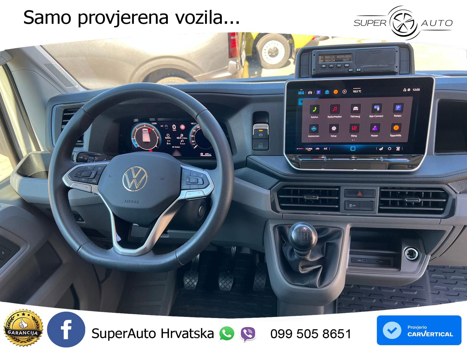 Volkswagen Crafter Pritsche 35 MR L3 RWD 3-SEITENKIPPER AHK 163 KS