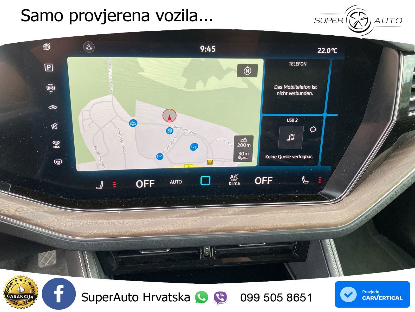 Volkswagen Touareg 3.0 V6 TDI (231 KS) 4MOTION Tiptronic ZRAČNI+ACC+GR SJED+KAM