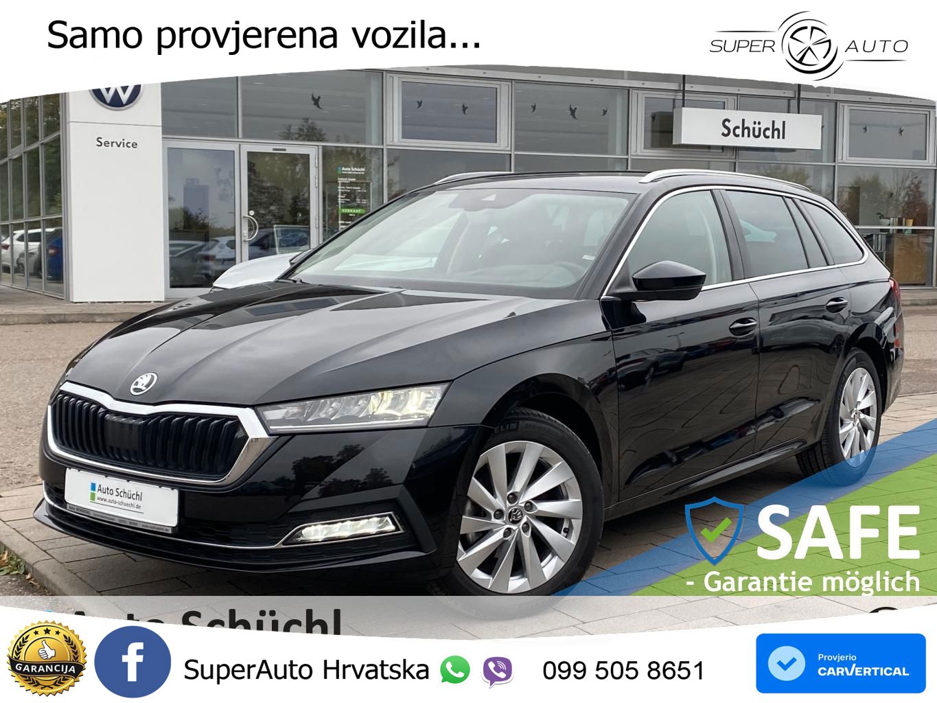 Škoda Octavia Combi 1.5 TSI (150 KS) DSG LED+GR SJED+ACC