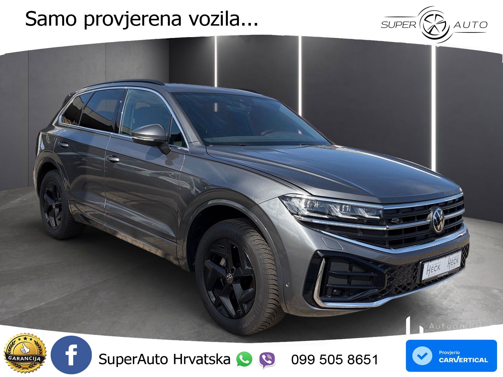 Volkswagen Touareg 3.0 V6 TDI (231 KS) 4MOTION Tiptronic R-Line MATRIX+GR SJED+KAM