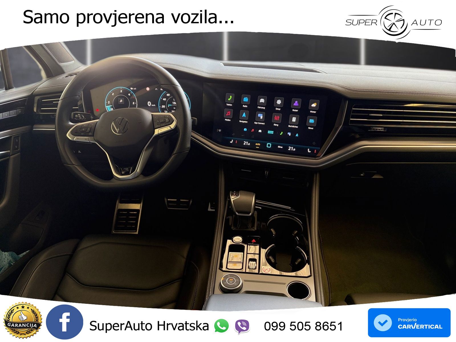 Volkswagen Touareg 3.0 V6 TDI (231 KS) 4MOTION Tiptronic R-Line MATRIX+GR SJED+KAM