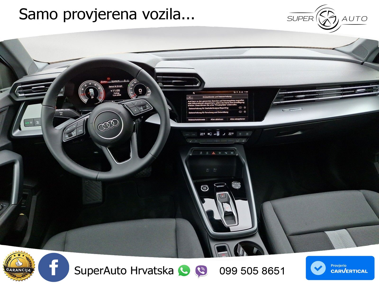 Audi A3 Sportback 30 TFSI (116 KS) Mild Hybrid S tronic advanced LED+GR SJED+ACC